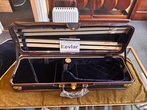 Musafia Luxury Ultralight Violin Case with SuperSilk interior lining