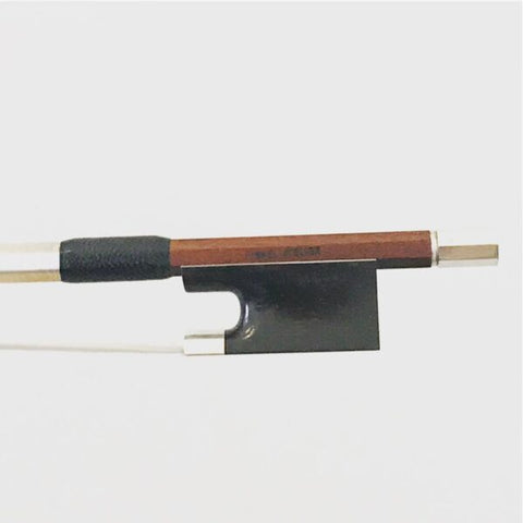 Silver mounted Swiss viola bow from the workshops of Finkel branded Finkel Atelier